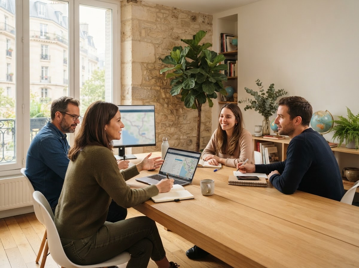 KAYAK — équipe travaillant sur l'analyse de données financières